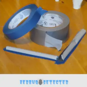 bed bugs trap using tape